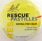 Bach Rescue Remedy Pastilles Original 50g for Stress Relief and Calmness - DominionRoadPharmacy