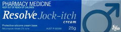 Resolve Jock Itch Cream 25g for Effective Relief - DominionRoadPharmacy