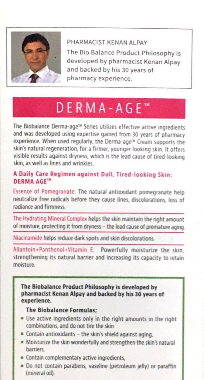 BioBalance Derma-Age Rejuvenating Skin Care Cream 55ml - DominionRoadPharmacy