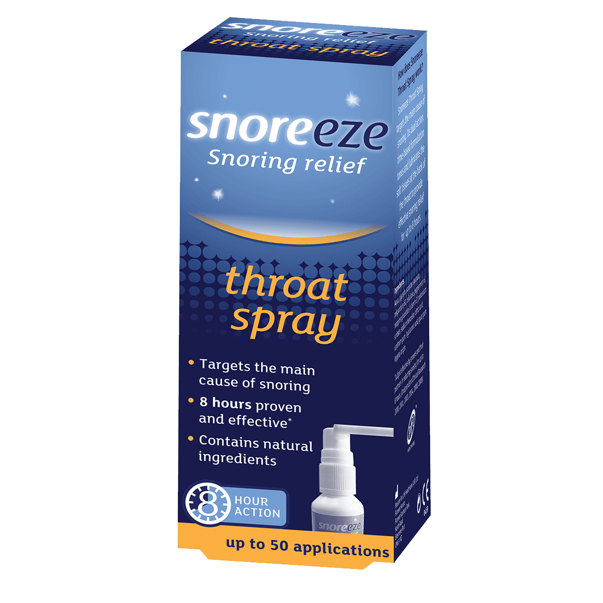 Snoreeze Snoring Relief Throat Spray 23.5ml for Effective Snoring Relief - DominionRoadPharmacy