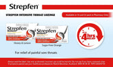 Strepfen Intensive Orange Sugar Free Lozenges 16 google,issues,sore throat lozenges,strepfen,sugar free