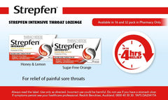 Strepfen Intensive Orange Sugar Free Lozenges 16 google,issues,sore throat lozenges,strepfen,sugar free