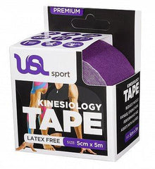 USL Sport Premium Kinesiology 5cm x 5m Purple - DominionRoadPharmacy