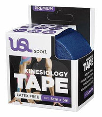 USL Sport Premium Kinesiology 5cm x 5m Navy - DominionRoadPharmacy