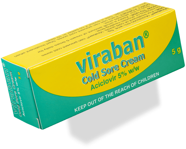 Viraban Cold Sore Cream 5gm - DominionRoadPharmacy