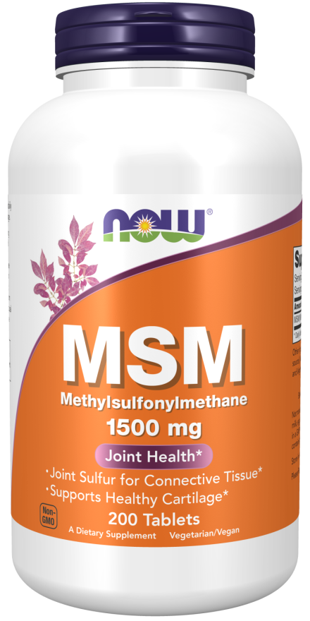 Now MSM 1500 mg 200 Tablets issues,Now,Now MSM 1500 mg,Now Products,Now suppl,Now supplements,Now Vitamins