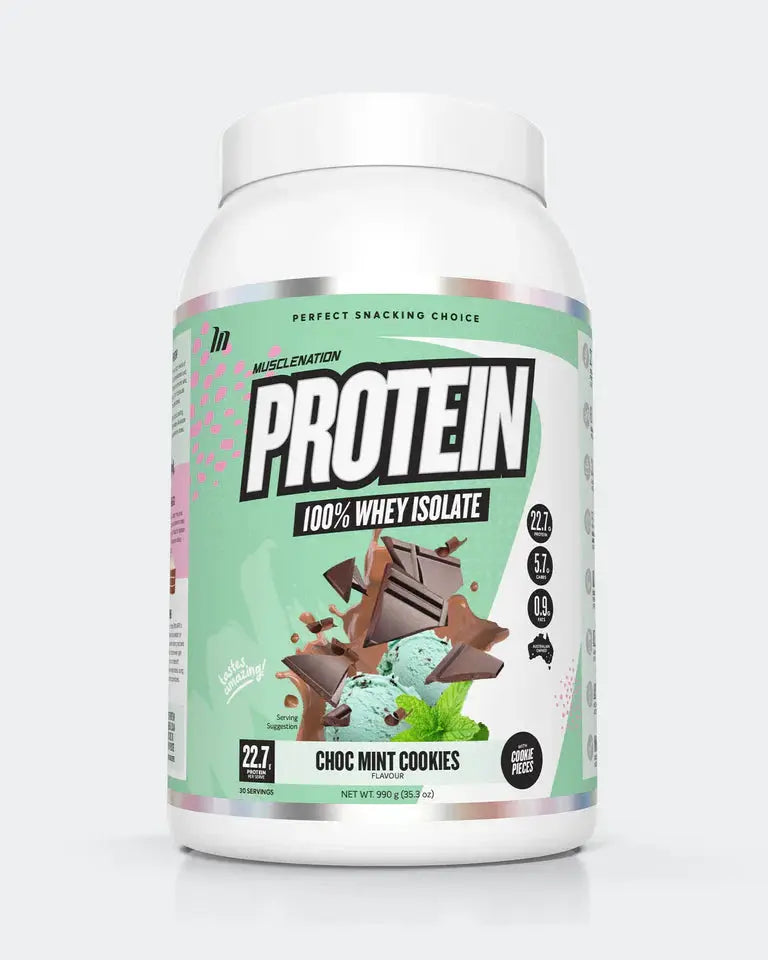 Muscle Nation Protein 100% Whey Isolate Fast Digesting Post-Workout Recovery Protein Powder