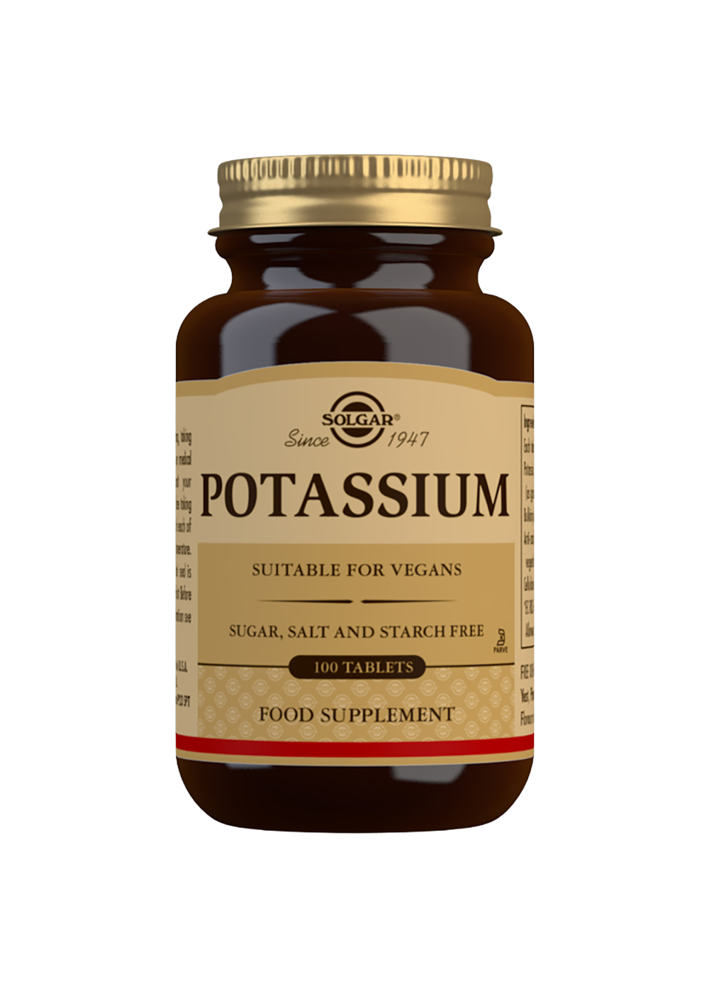 Solgar Potassium 100 Tablets