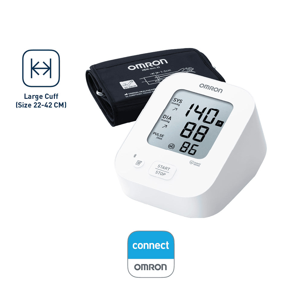 Omron HEM-7183T1L blood pressure monitor display