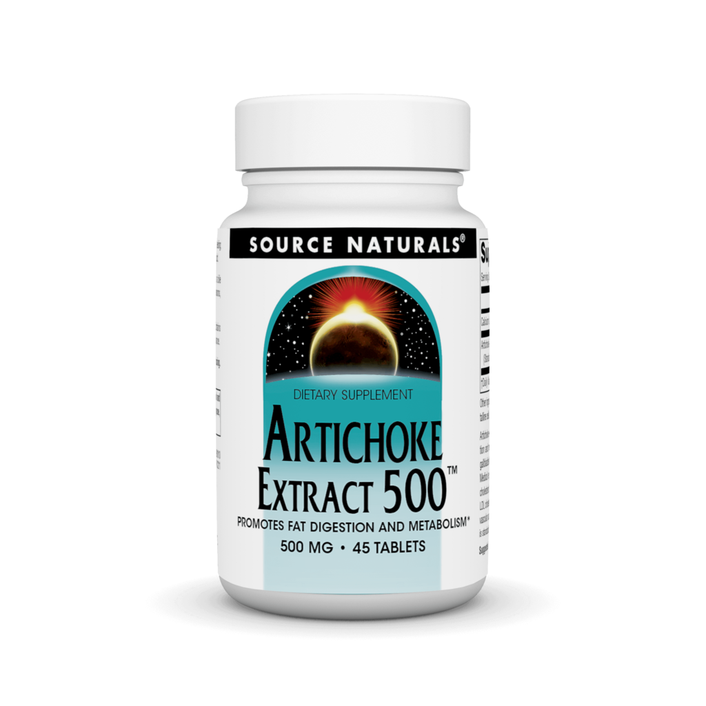 Source Naturals Artichoke Extract 500mg 45 Tablets