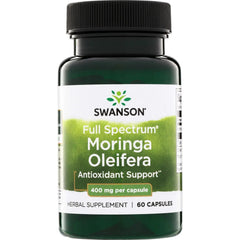 Swanson Moringa Oleifera Energy And Immune Capsules (400 Mg, 60 Count)