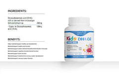 Organic Garden Kids DHA Oil – Brain & Vision Development for Children 60 Softgels