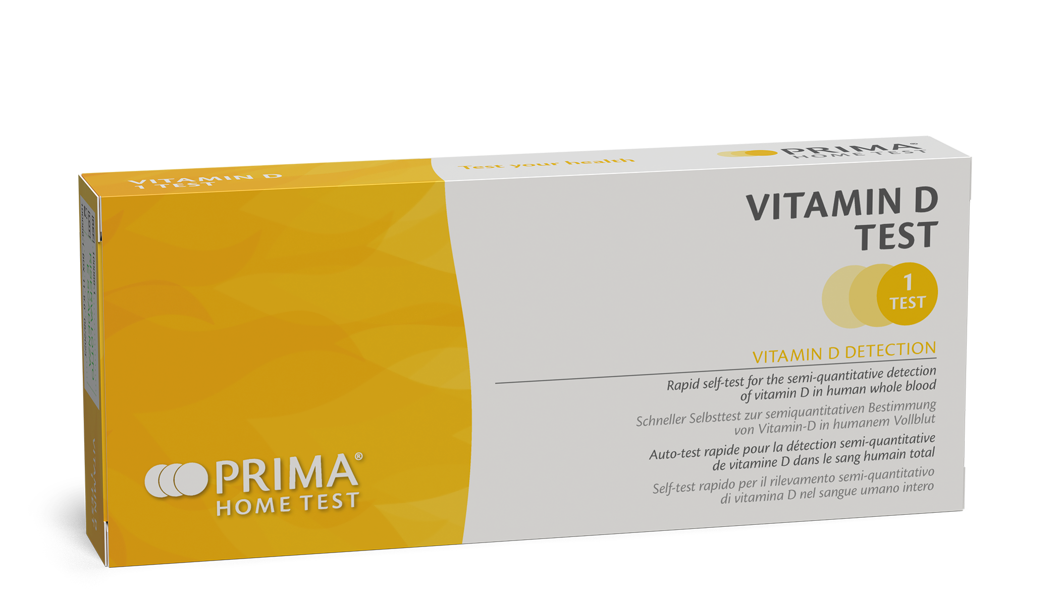 Prima Vitamin D Home Test Kit box
