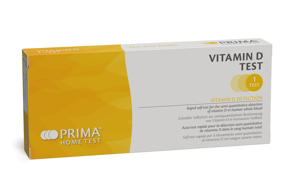Prima Vitamin D Home Test Kit box