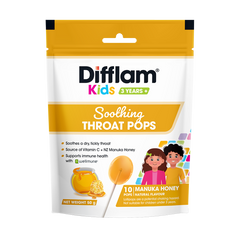 Difflam Kids Soothing Throat Pops Manuka Honey
