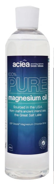 Aciea 100% Pure Magnesium Oil aciea 100% Pure Magnesium Oil,Helps calms overactive nerves,Helps improve quality of sleep,Helps nourish the skin,Helps relieve aches,Helps soothe and relax muscles,issues,Magnesium Oil