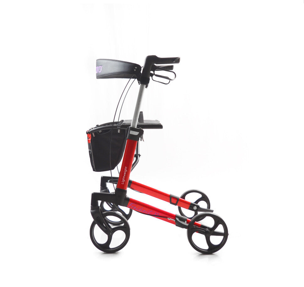 Cubro Freiheit X3 aluminium walking frame aluminium walking frame,Basket load capacity of 5kg,Cubro Freiheit X3 aluminium walking frame,frame folds easily for transport,issues,Light and reliable brakes with locking function,Lightweight aluminium frame,Lig