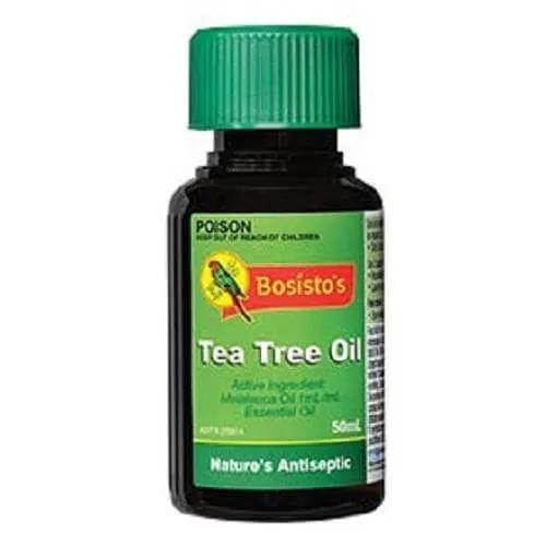 Bosistos Tea Tree Oil 100% 50mL Bosistos,clean,first aid,healing,issues,oil,skin,smell,tea,tree,wounds