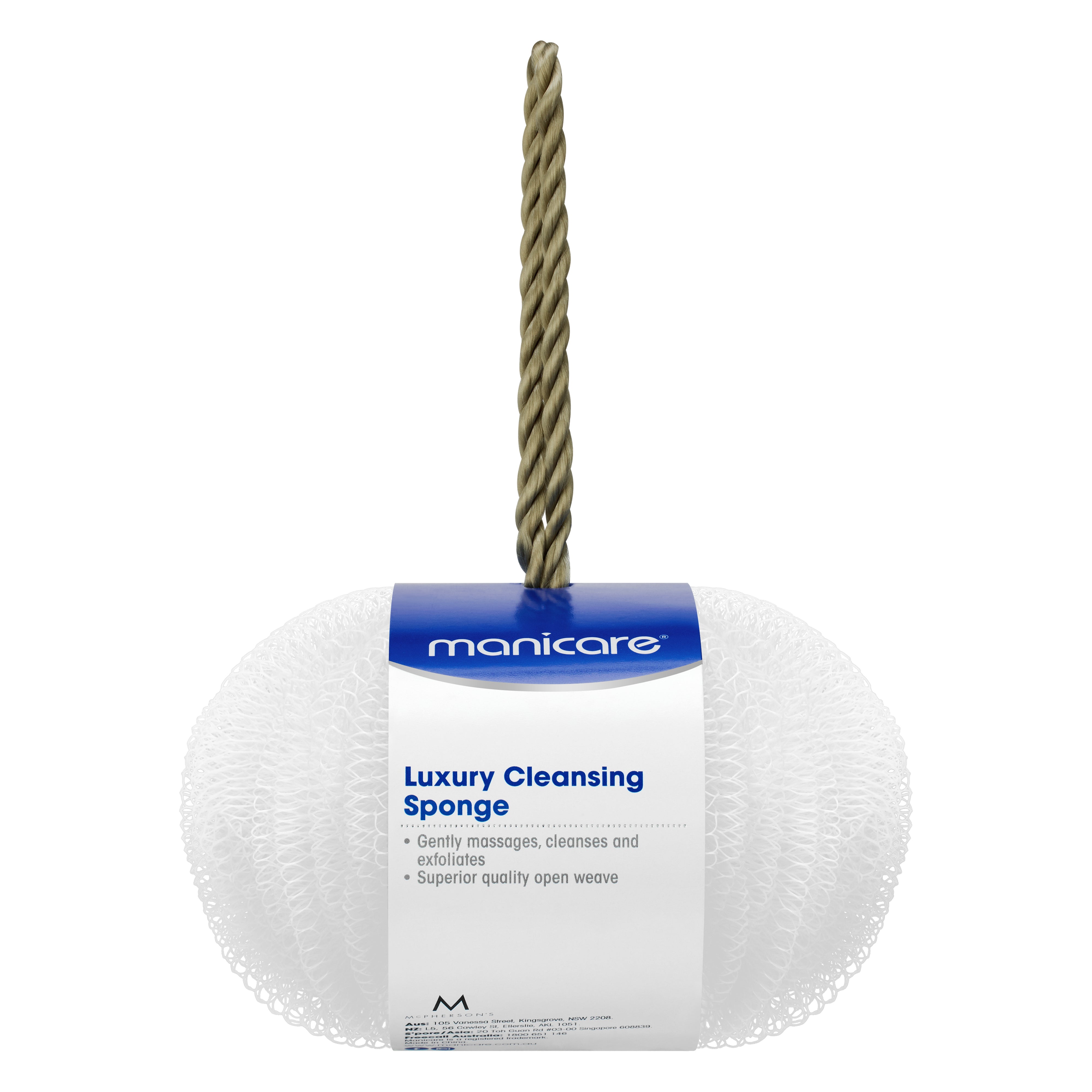 Manicare Luxury Cleansing Sponge White