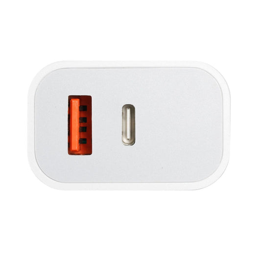 JACKSON 18W Dual Port USB Wall Charger With 1x USB-A &amp; 1x USB-C