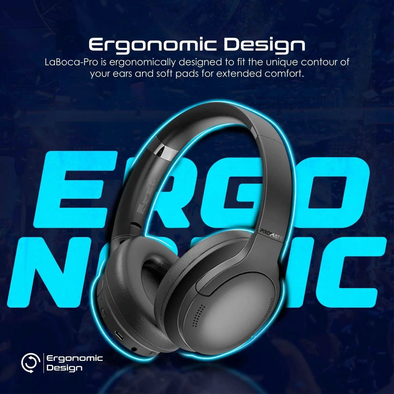 PROMATE High-Fidelity Stereo Deep Base Bluetooth Wireless Headphones bluetooth headphones,headphones,issues,wireless headphones