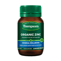 Thompsons Organic Zinc 80 Tablets - DominionRoadPharmacy