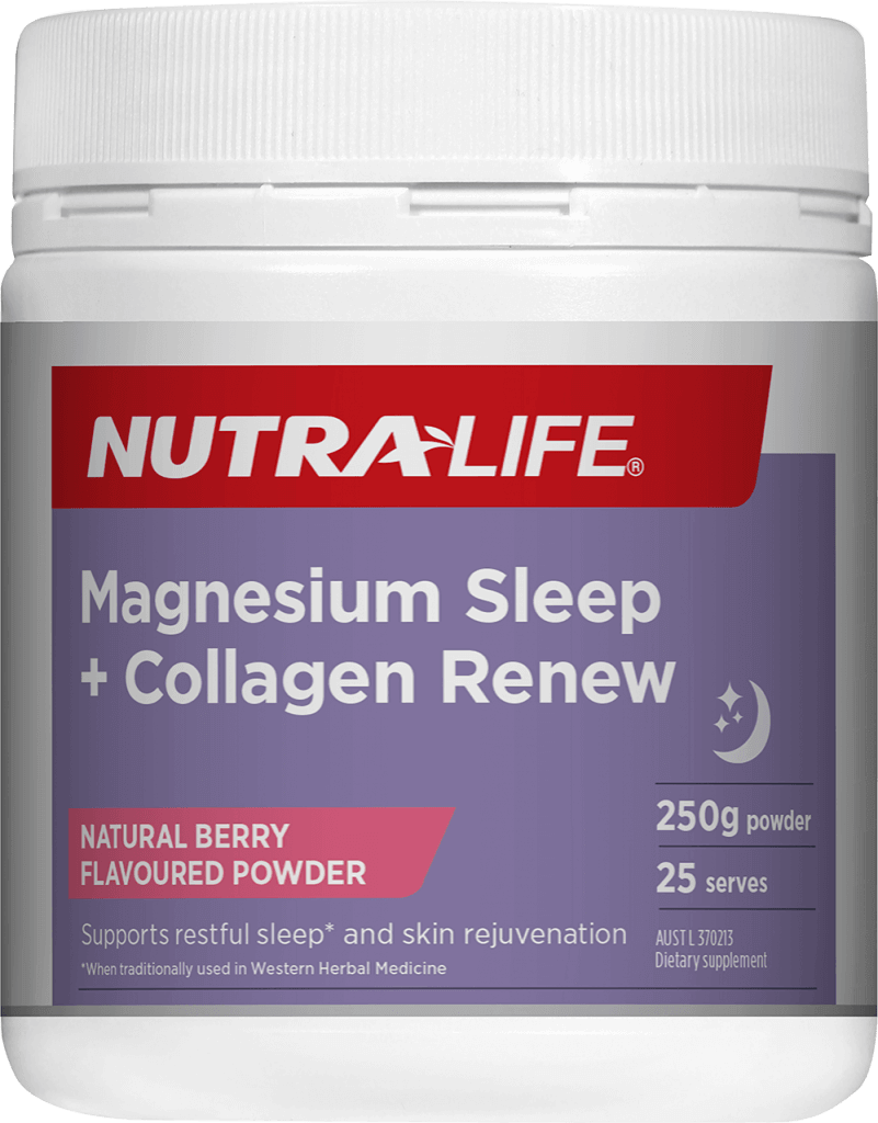 Nutralife Magnesium Sleep + Collagen Renew 250gm collagen,issues,magnesium,nutralife