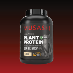 Musashi Plant Protein Vanilla 2kg – Vegan Plant-Based Protein Powder
