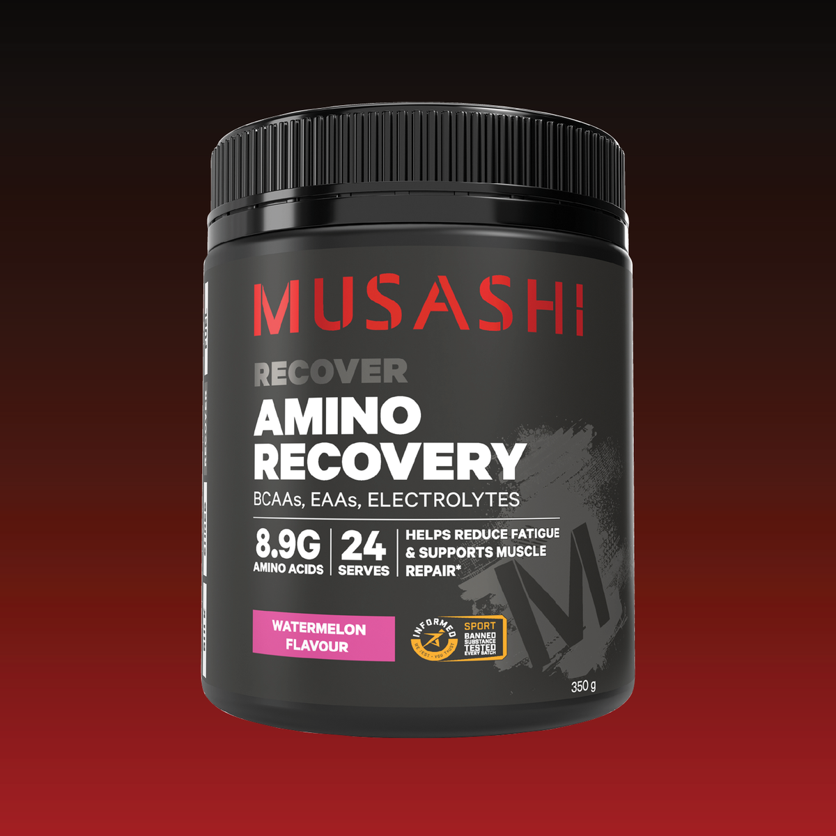 Musashi Amino Recovery Watermelon 350g – Amino Acid Blend Powder