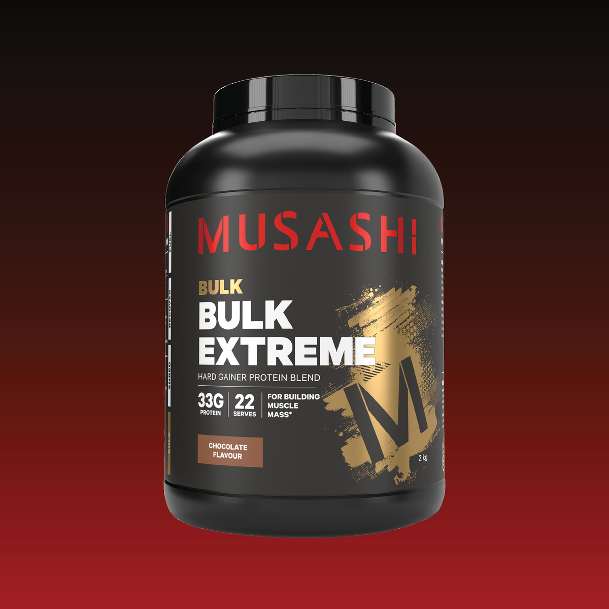 Musashi BULK Extreme Chocolate 2kg – Mass Protein Powder