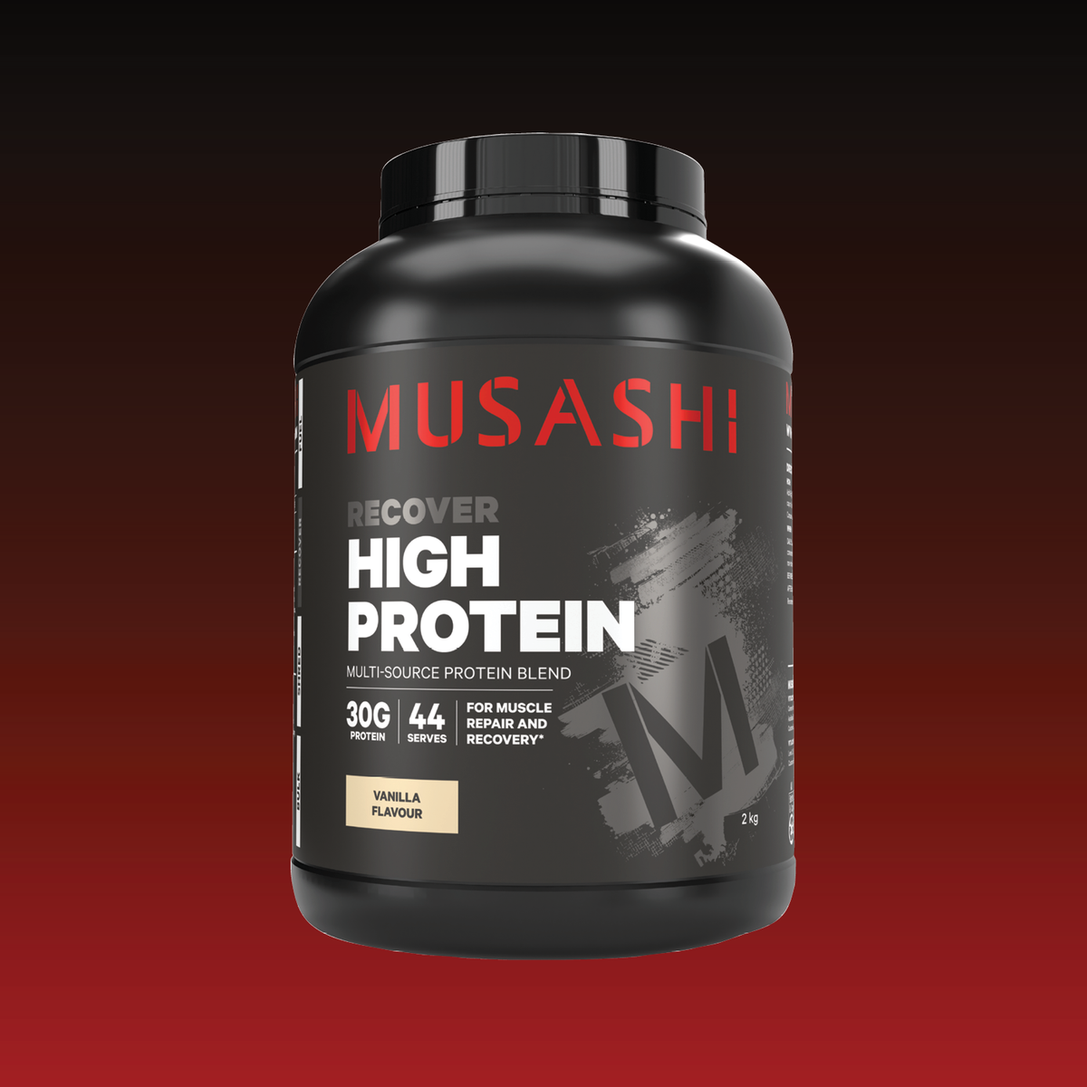 Musashi High Protein Vanilla 2kg – Protein Powder for Recovery