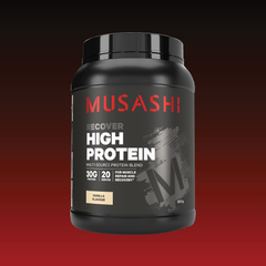 Musashi High Protein Vanilla 900g – Protein Powder for Recovery