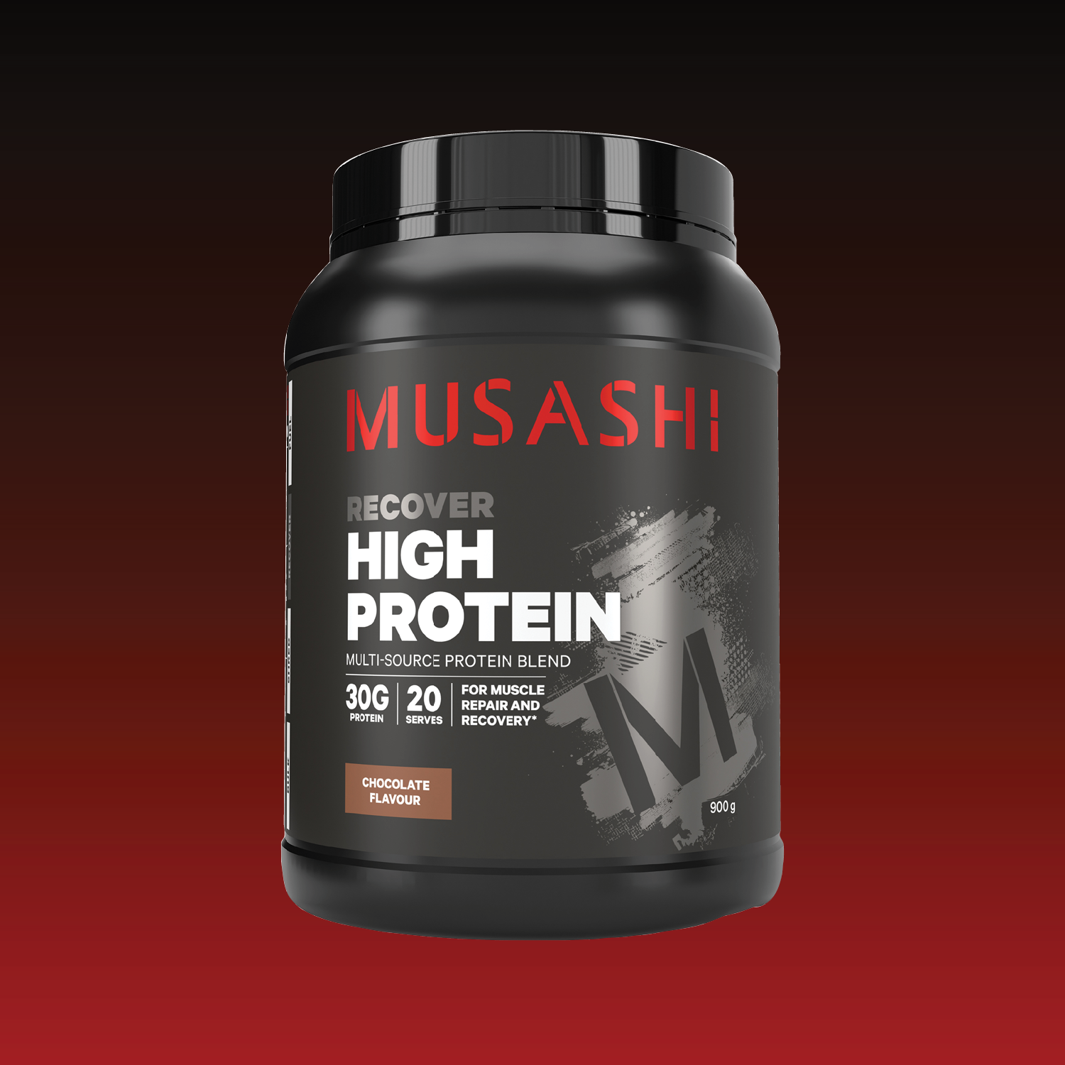 Musashi High Protein Chocolate 900g – Protein Powder for Recovery