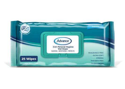 Advance&reg; 3-in-1 Personal Hygiene Wipes