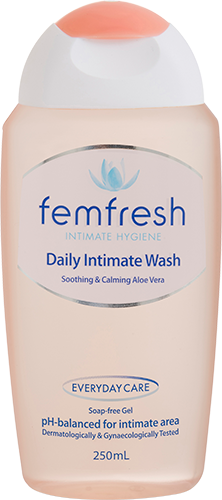 Femfresh Intimate Wash 250ml - Daily Gentle Cleanser (2 Pack) daily hygiene,feminine wash,intimate cleanser,optimized,pH balanced wash