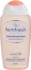 Femfresh Intimate Wash 250ml - Daily Gentle Cleanser (2 Pack) daily hygiene,feminine wash,intimate cleanser,optimized,pH balanced wash