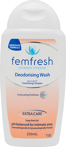 Femfresh Deodorising Wash 250ml (2 Pack) - Refreshing Feminine Hygiene Solution body wash for women,deodorising wash,feminine hygiene wash,optimized,refreshing feminine care