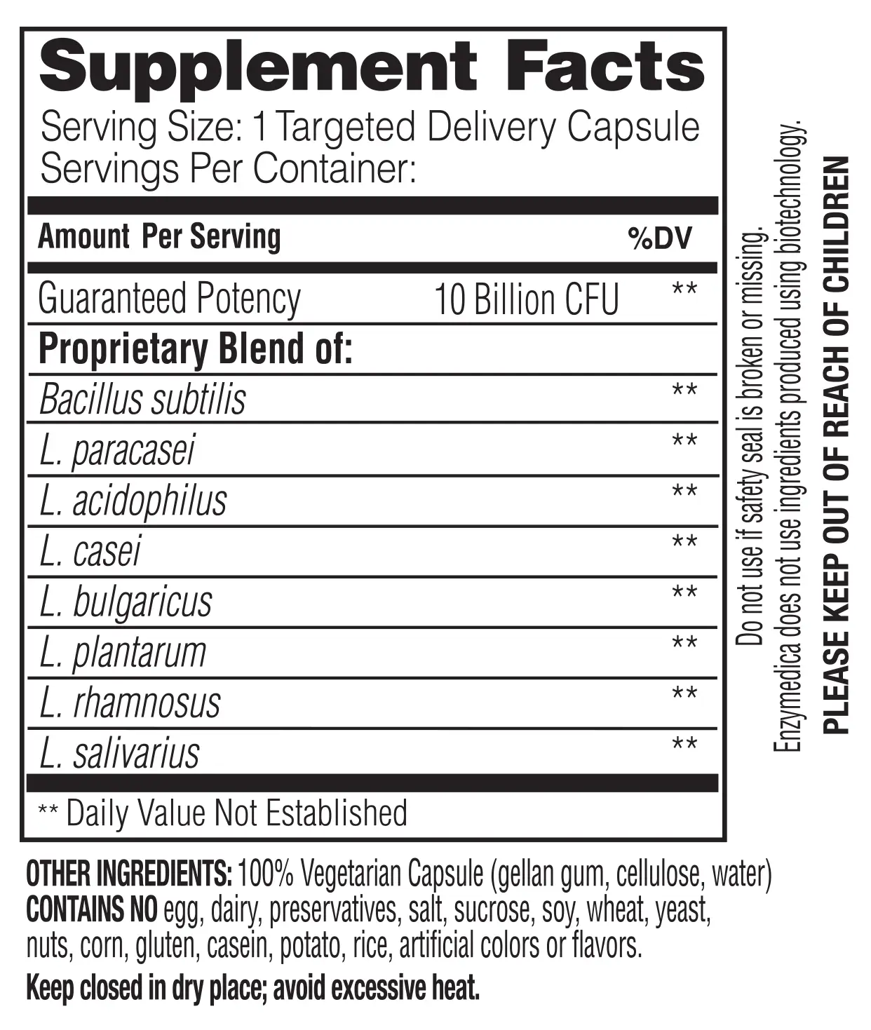 Enzymedica Pro-Bio 30 capsules 32 billion probiotics,50 billion probiotics,adult probiotics,children probiotics,Enzymedica,enzymedica digest probiotics,enzymedica pro-bio,enzymedica probio,gut probiotics,infant probiotics,issues,kids probiotics