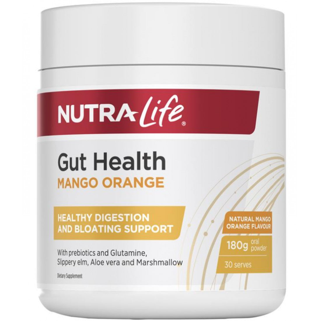 Nutralife Gut Health Powder 180gm Mango Orange