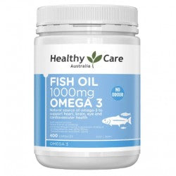 Healthy Care Fish Oil (Deep Sea Fish Oil) 1000mg 400 Capsules [Expiration Date: 2028/07] product image
