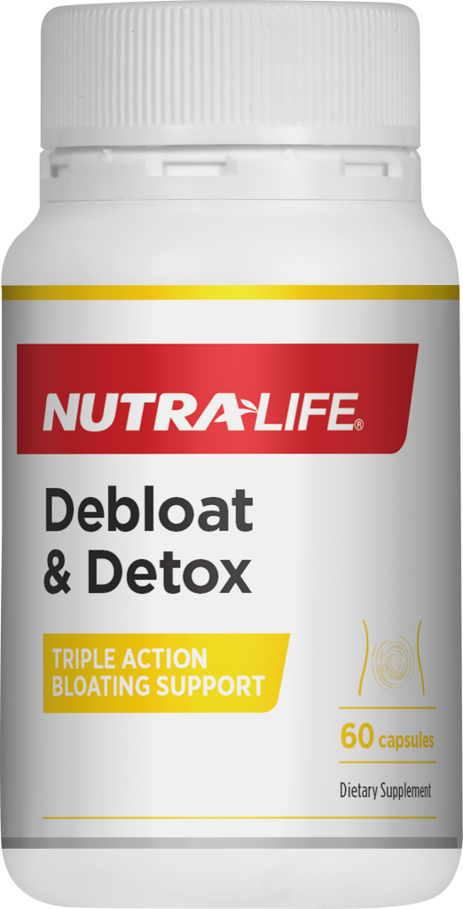 NutraLife Debloat & Detox 60 capsules bloating,detox,issues,NutraLife Debloat & Detox