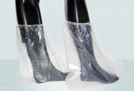 Advance&reg; Disposable Clear Plastic Boot Covers