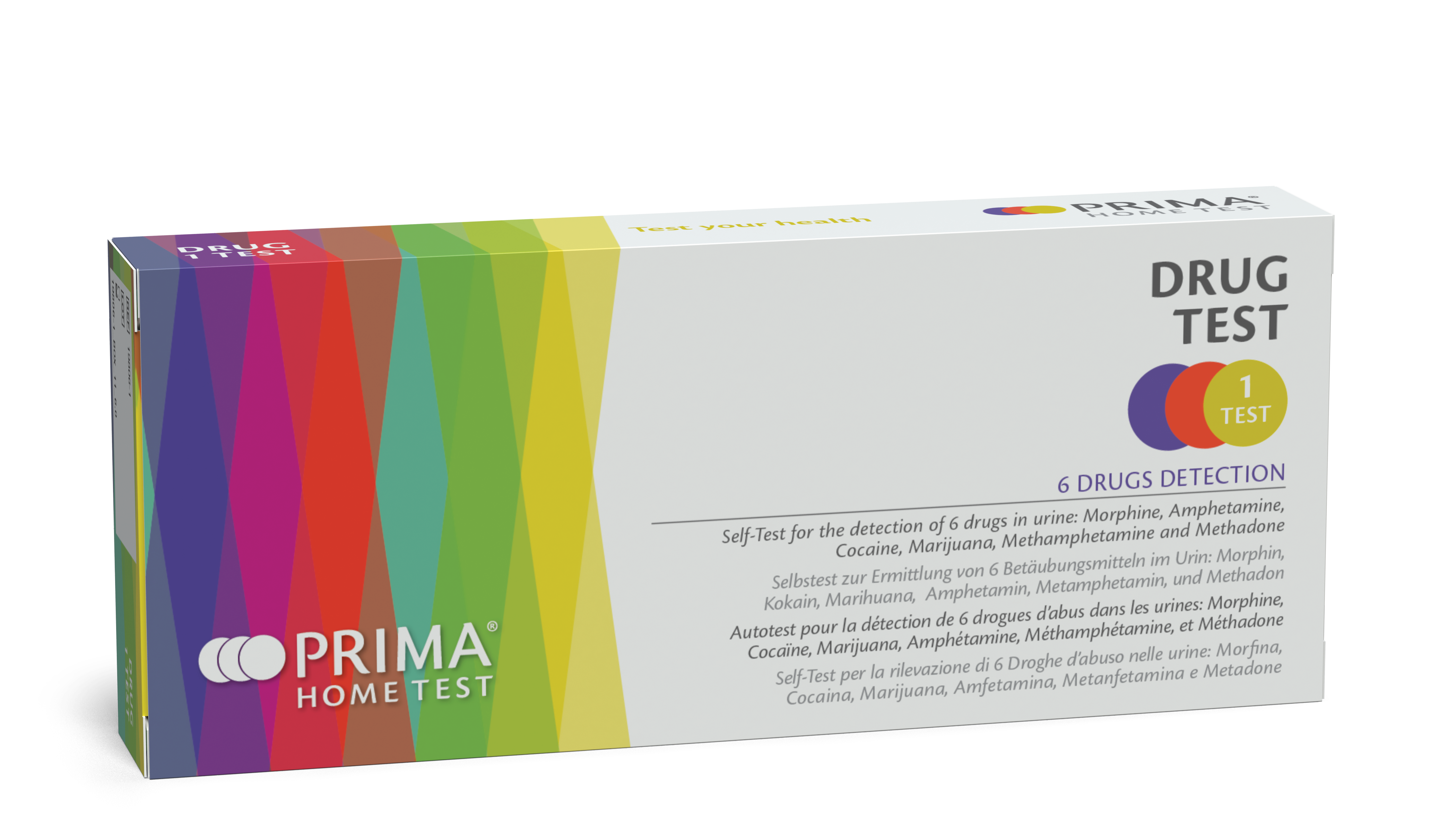 Prima Multi Drug Test Kit box