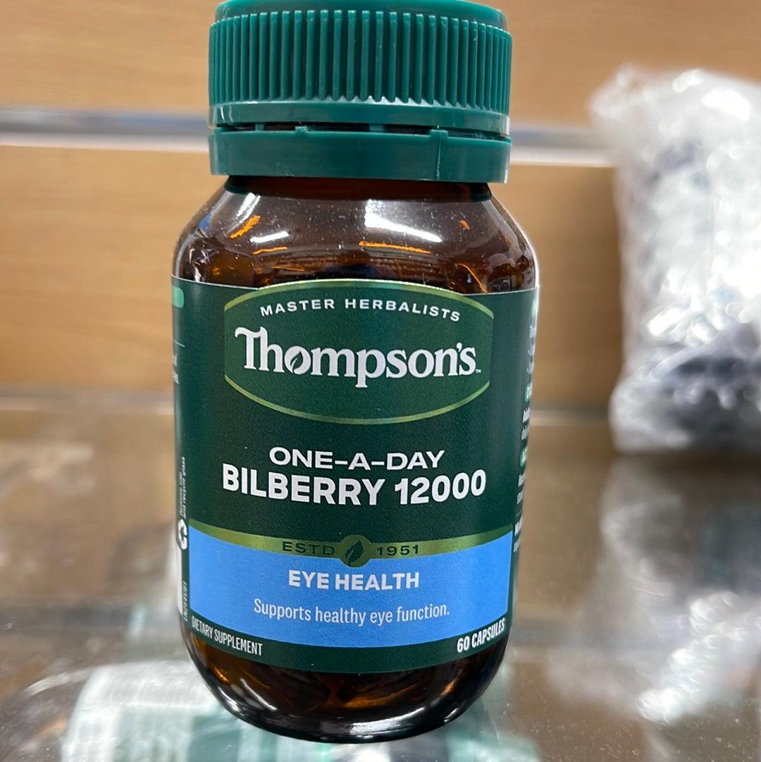 Thompsons One-A-Day Bilberry 12000mg Capsules 60's