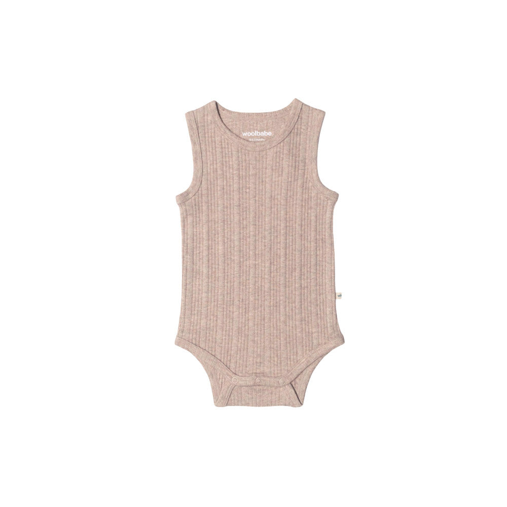 Woolbabe Daydream Singletsuit Dune Marl