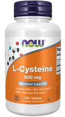 now L-Cysteine 500 mg 100 Tablets cysteine,google,issues,Now,Now Products,Now suppl,Now supplements,Now Vitamins