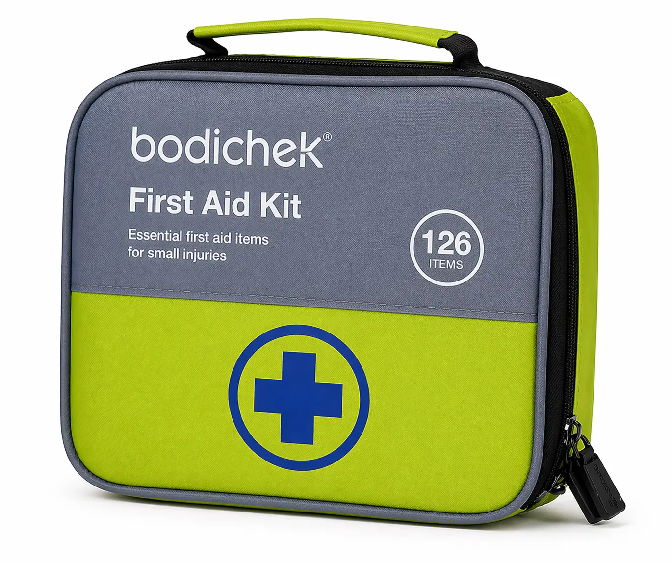 Bodichek First Aid Kit 126 Piece Essential Emergency Supplies for Home Office Travel