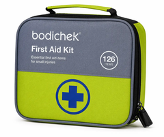 Bodichek First Aid Kit 126 Piece Essential Emergency Supplies for Home Office Travel