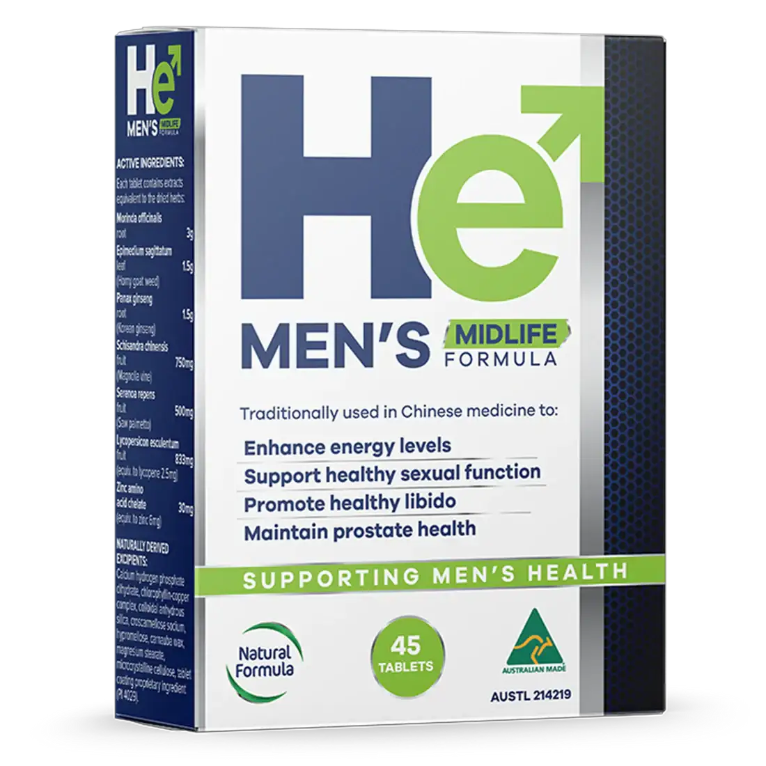 He Men’s Midlife Formula – 45 Tablets better price than chemist warehouse,better than chemist warehouse,cheaper than bargain chemist,cheaper than chemist ware house,cheaper than chemist warehouse,cheaper than Health NZ,cheaper than NZ healthstore,cheaper