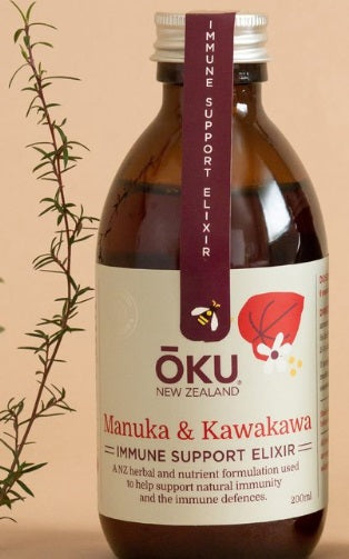 Immune Support Elixir - Mānuka and Kawakawa